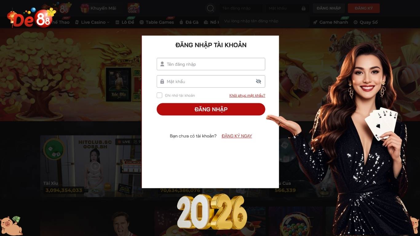 Chỉ dẫn quy trình đăng nhập De88 nhanh chóng