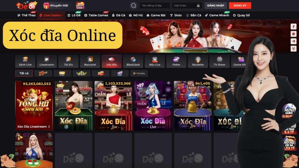 Giới thiệu về xóc đĩa online De88