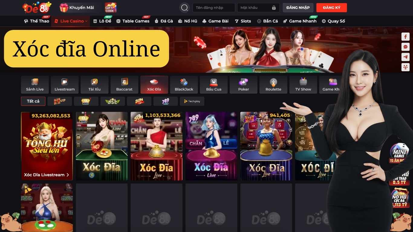 Giới thiệu về xóc đĩa online De88