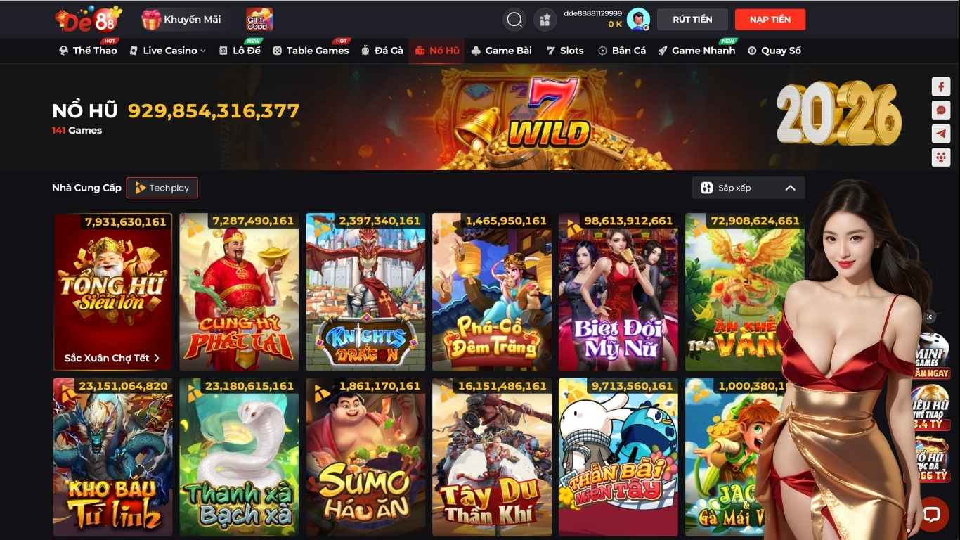 Khái quát chung game nổ hũ De88