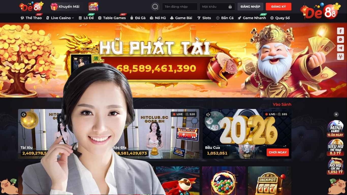 Các trường hợp nên liên hệ De88