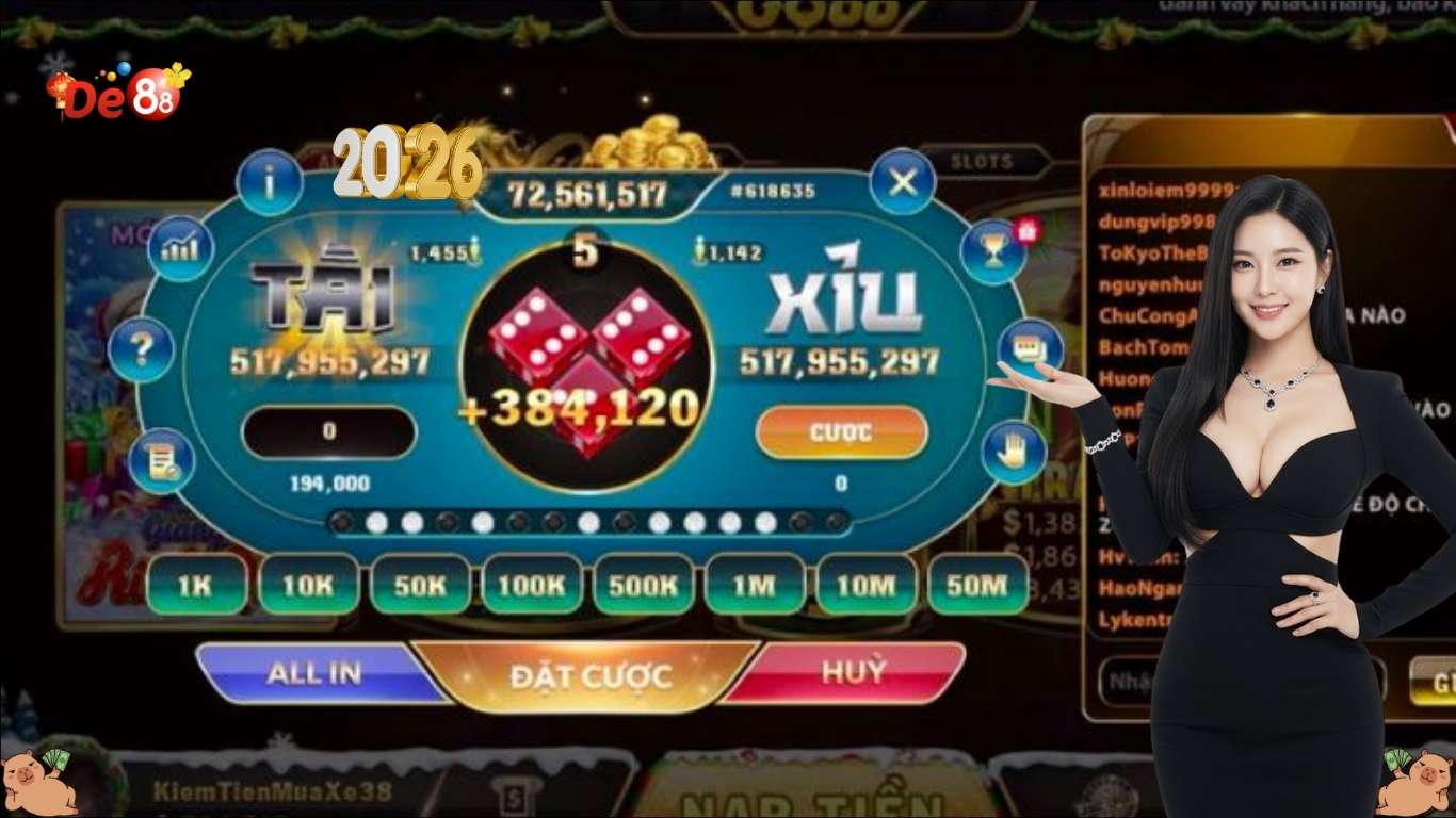 Luật chơi game tài xỉu De88 chi tiết