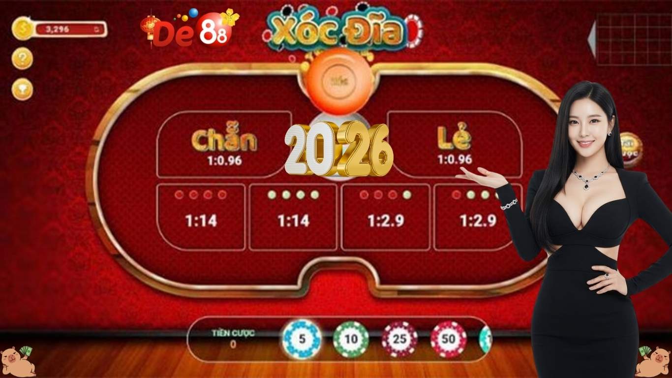 Luật chơi game xóc đĩa De88 chi tiết