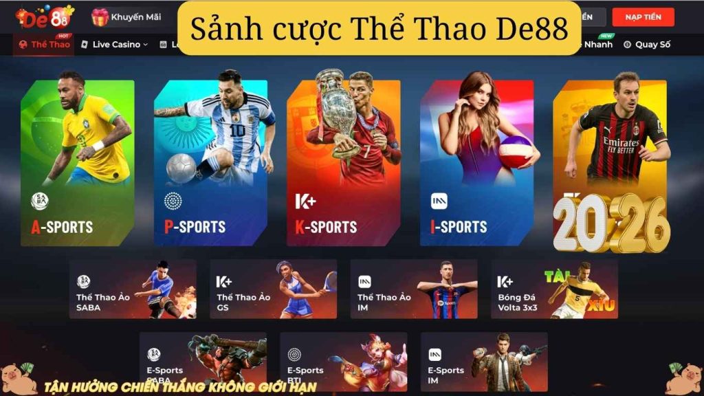 Thông tin sơ lược về sảnh cược thể thao De88